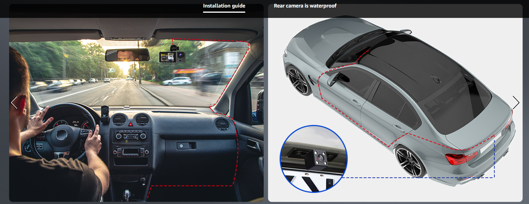 Azacvb Waterproof Rear Camera Installation Guide for All-Weather Dash Cam Protection